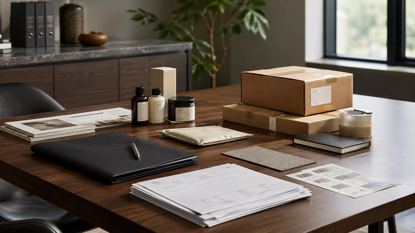 Abstract digital operations flow representing wholesale sourcing, supplier coordination, marketplace preparation, and inventory distribution.